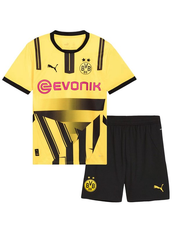 Borussia Dortmund maillot de football pour enfants, maillot de football pour nourrissons, premier mini maillot de football pour enfants, uniformes pour jeunes 2024-2025