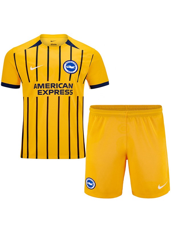 Brighton maillot de football pour enfants à l'extérieur maillot de football pour bébé deuxième mini-chemise de football pour enfants uniformes pour jeunes 2024-2025