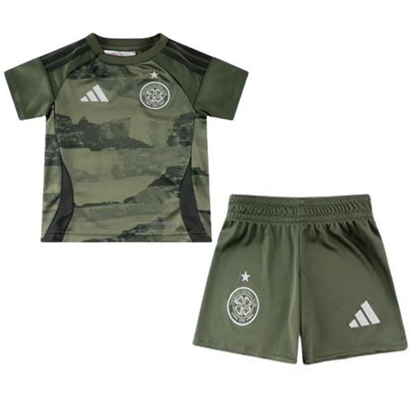 Celtic troisième maillot de football pour enfants kit enfants 3ème mini maillot de football uniformes pour jeunes 2024-2025