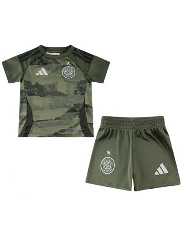 Celtic troisième maillot de football pour enfants kit enfants 3ème mini maillot de football uniformes pour jeunes 2024-2025