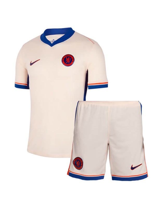 Chelsea maillot de football pour enfants à l'extérieur maillot de football pour bébé deuxième mini-chemise de football pour enfants uniformes pour jeunes 2024-2025