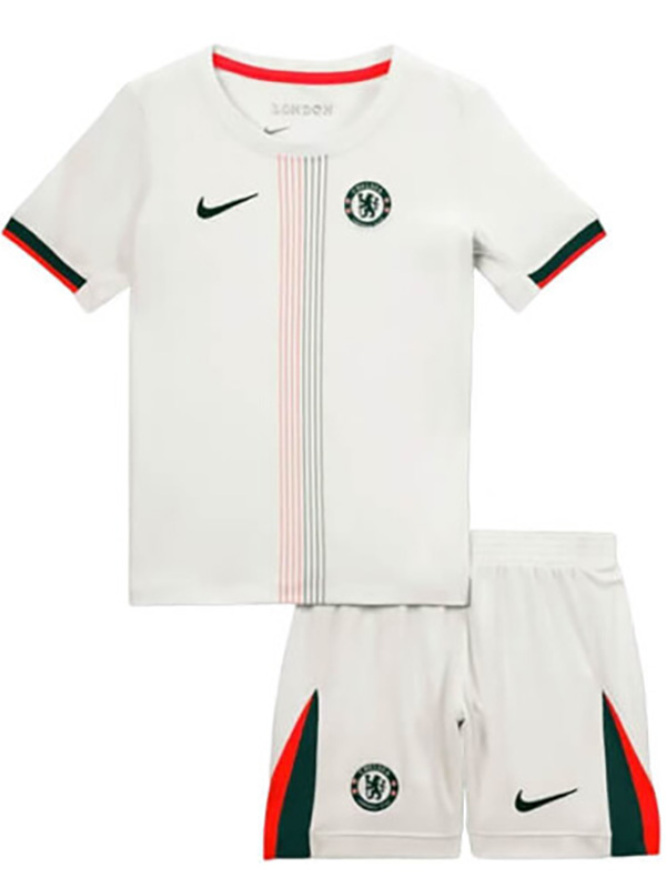 Chelsea maillot de football extérieur pour enfant deuxième maillot de football uniformes pour jeunes 2025-2026