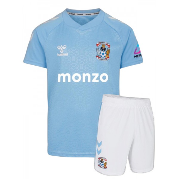 Coventry City maillot de football pour enfants à domicile kit de football pour enfants premier mini-chemise de football uniformes pour jeunes 2024-2025