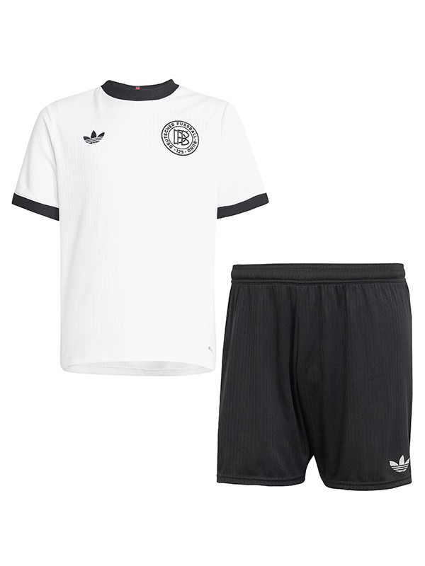 Germany maillot de football blanc pour enfants 125e anniversaire mini-maillot de football pour nourrissons uniformes pour jeunes 2025-2026