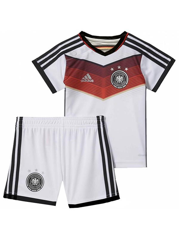 Germany maillot rétro enfant domicile kit de football enfants premier mini-chemise de football uniformes de jeunes 2014-2015