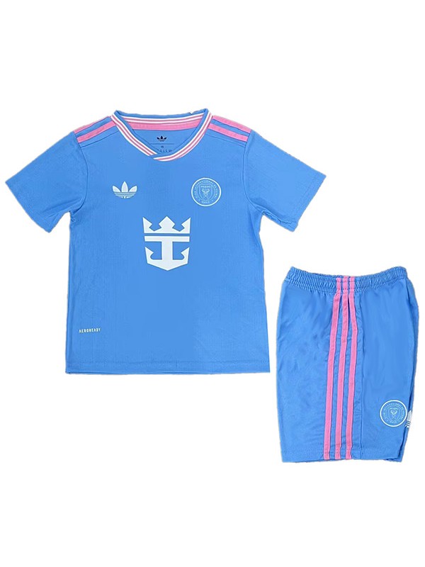 Inter miami maillot de football pour enfants troisième maillot de football pour enfants uniformes pour jeunes 2025-2026