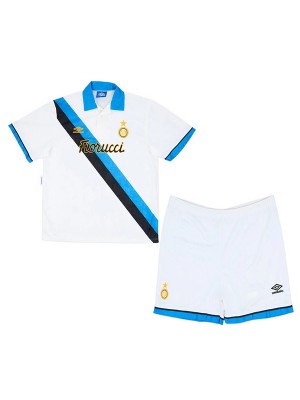 Inter milan maillot rétro extérieur enfant deuxième tenue mini-maillot uniformes jeunes 1994-1995