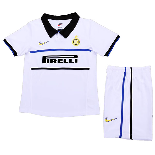 Inter milan maillot rétro extérieur pour enfants mini-maillot football uniformes jeunes 1998-1999