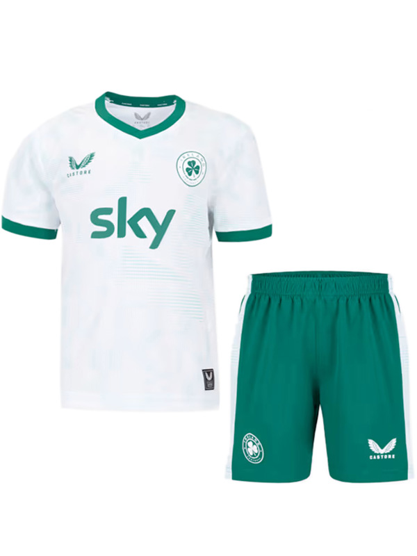 Ireland maillot de football extérieur pour enfants deuxième maillot de football pour enfants mini uniformes pour jeunes coupe du monde 2025-2026