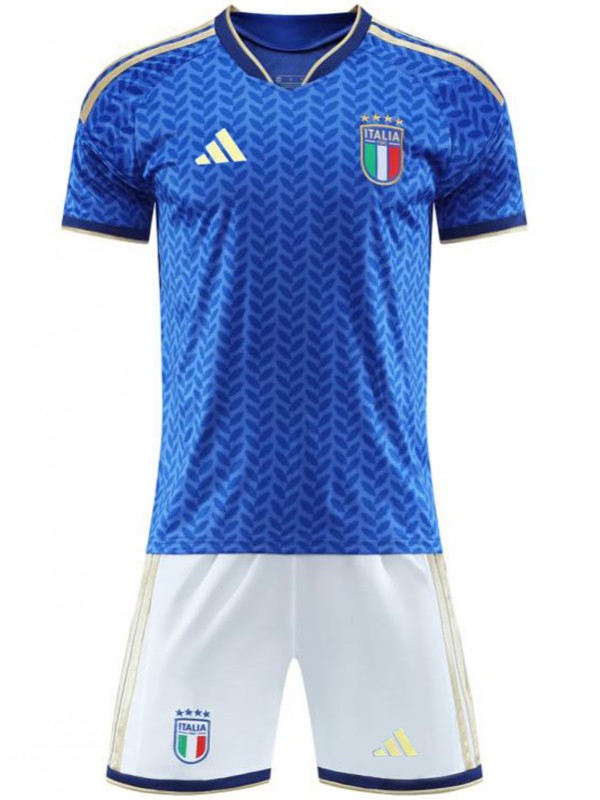 Italy maillot domicile enfant mini-uniformes junior coupe monde 2026