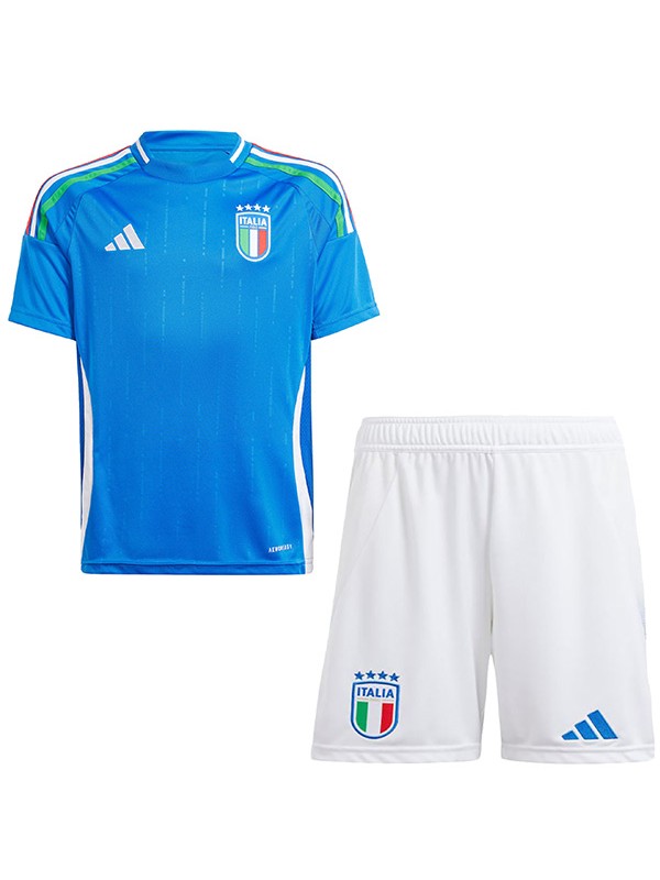 Italy maillot enfant domicile kit de football enfants premier mini-chemise de football uniformes pour jeunes 2024-2025