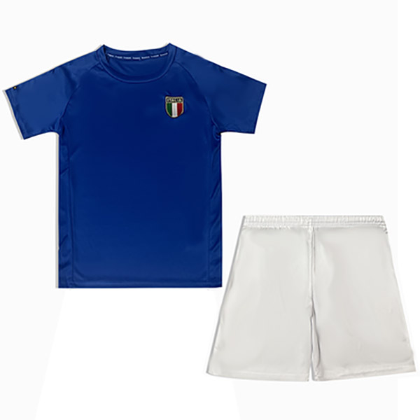 Italy maillot de football rétro pour enfants à domicile kit de football pour enfants premier mini-chemise de football vintage uniformes pour jeunes 1982-1984