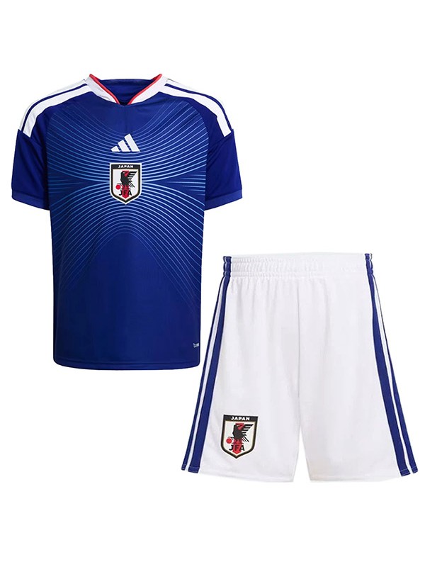 Japan maillot domicile enfant mini uniformes jeunes coupe monde 2026