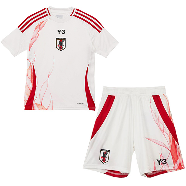 Japan kit extérieur Y3 pour enfants maillot de football pour bébé mini-maillot de football pour enfants, uniformes pour jeunes 2024-2025