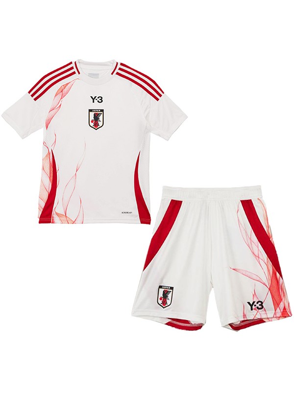 Japan kit extérieur Y3 pour enfants maillot de football pour bébé mini-maillot de football pour enfants, uniformes pour jeunes 2024-2025