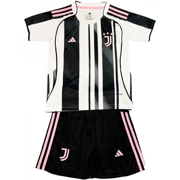 Juventus maillot de football domicile pour enfants kit de football pour enfants premier mini-maillot de football uniformes pour jeunes 2025-2026