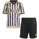 Juventus trousse pour enfants à la maison maillot de foot première mini chemise de football pour enfants uniformes des jeunes 2023-2024