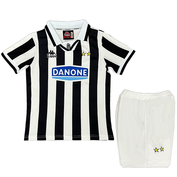 Juventus maillot de football rétro pour enfants première mini-chemise de football vintage uniformes pour jeunes 1994-1995