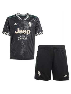 Juventus maillot de football pour enfants troisième maillot de football pour enfants uniformes pour jeunes 2025-2026