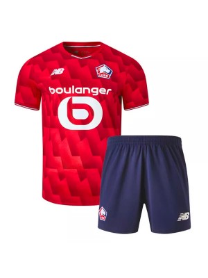 Lille maillot de football domicile pour enfants kit de football pour enfants premier mini-maillot de football uniformes pour jeunes 2025-2026