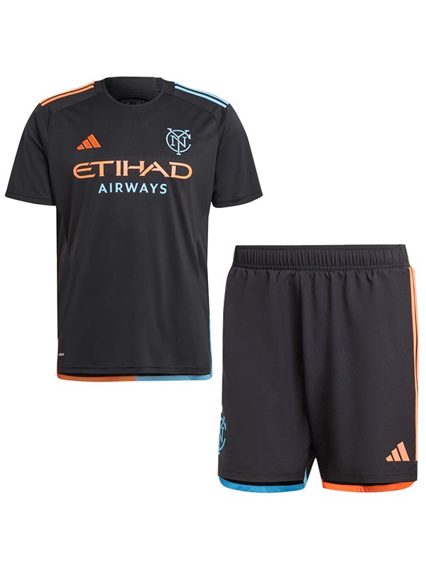 New York City maillot de football pour enfants à l'extérieur kit de football pour enfants deuxième mini-chemise de football uniformes pour jeunes 2024-2025