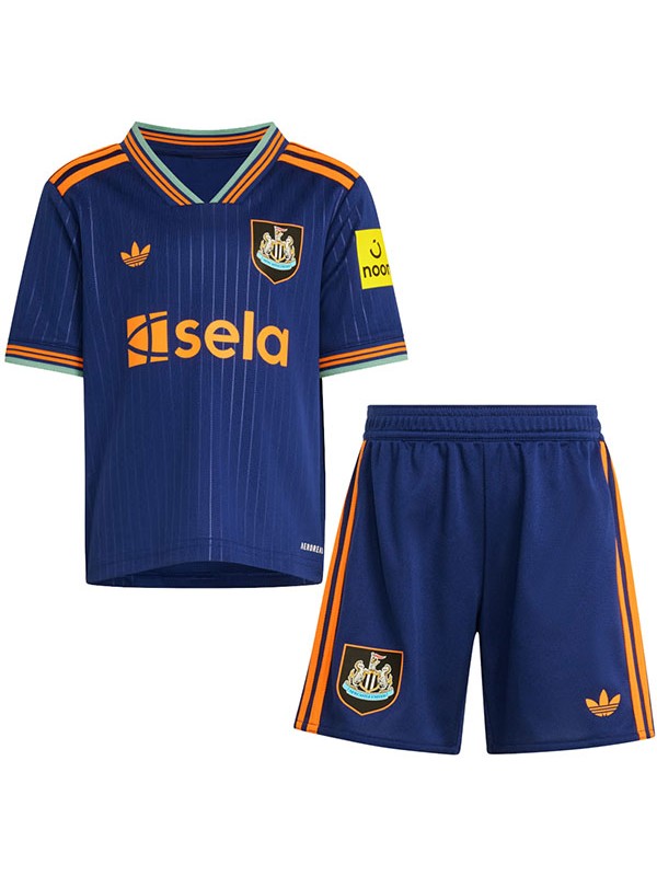 Newcastle united troisième kit pour enfants maillot de football pour bébé enfants 3ème mini-chemise de football uniformes pour jeunes 2025-2026