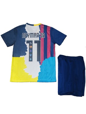Neymar Jr maillot de football édition spéciale anniversaire pour enfants Santos PSG kit de football pour enfants mini-maillot de football de Barcelone uniformes pour jeunes 2025-2026