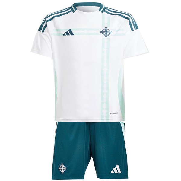 Northern Ireland maillot de football pour enfants kit de football pour enfants deuxième maillot de football mini uniformes pour jeunes coupe d'euro 2024 