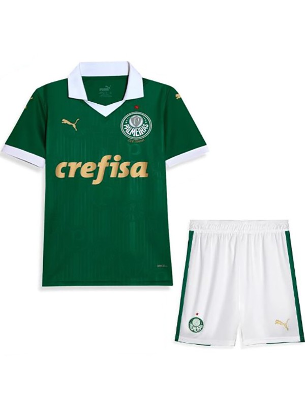 Palmeiras domicile maillot de football pour enfants kit de football pour enfants premier mini-chemise de football uniformes pour jeunes 2024-2025