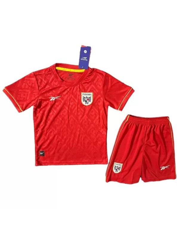 Panama maillot de football à domicile pour enfants kit de football mini-maillot de football pour enfants premier uniforme pour jeunes 2024-2025