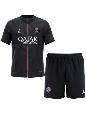 Paris saint-germain quatrième tenue football enfants maillots mini pour jeunes uniformes 2025-2026