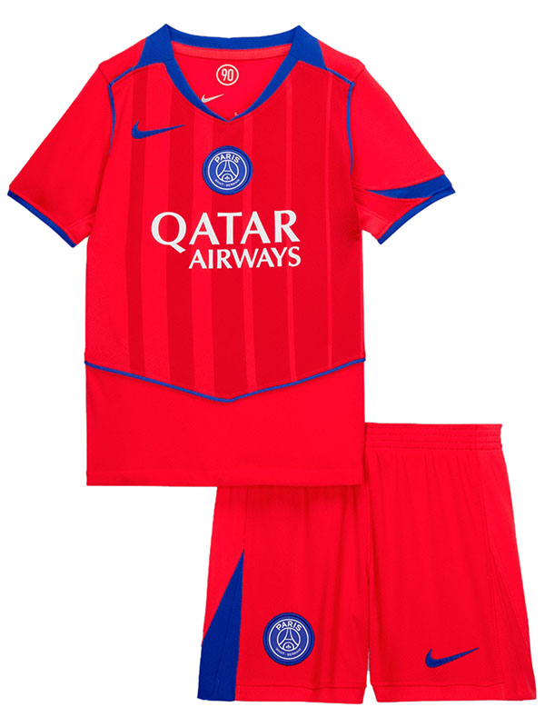 Paris Saint-Germain domicile maillot de football pour enfants kit de football pour enfants premier mini-chemise de football uniformes pour jeunes 2025-2026