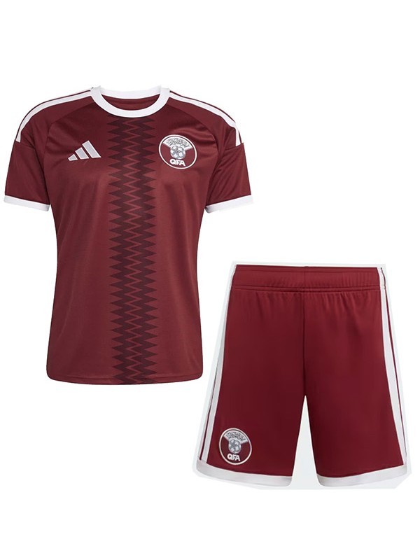 Qatar maillot domicile enfant tenue football mini-tenues coupe monde 2026