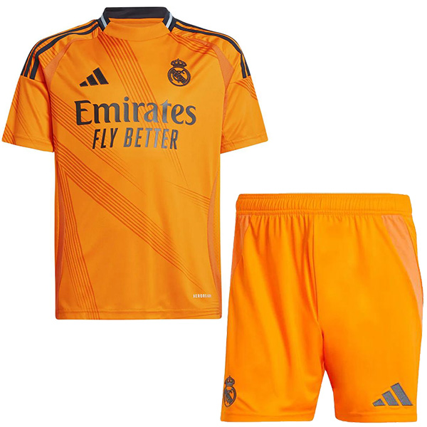 Real Madrid maillot extérieur pour enfants kit de football junior deuxième mini-chemise de football pour enfants uniformes pour jeunes 2024-2025