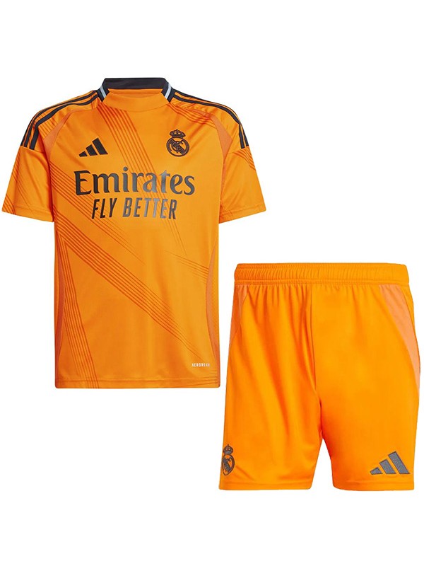 Real Madrid maillot extérieur pour enfants kit de football junior deuxième mini-chemise de football pour enfants uniformes pour jeunes 2024-2025