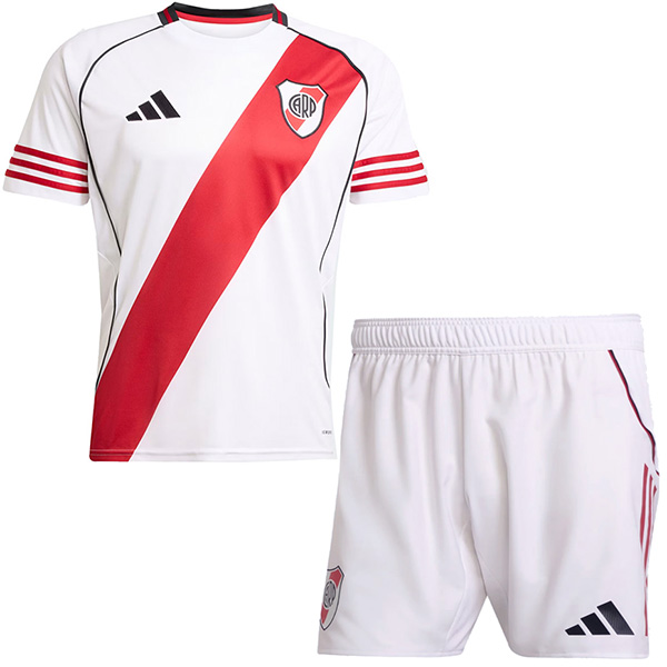 River Plate maillot de football pour enfants tenue de football pour nourrissons premier mini-maillot de football pour enfants uniformes pour jeunes 2025-2026