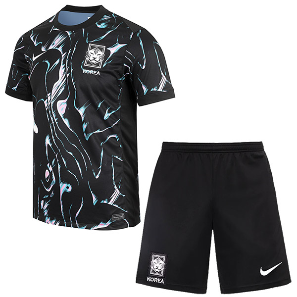 South Korea maillot enfant extérieur kit de football enfants deuxième maillot de football mini uniformes de jeunesse 2024-2025