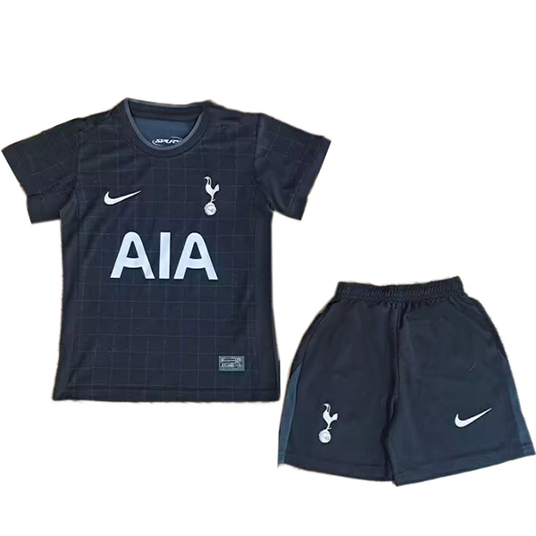 Tottenham hotspur maillot de football extérieur pour enfants deuxième maillot de football uniformes pour jeunes 2025-2026