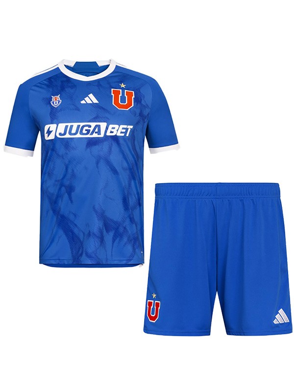 Universidad de Chile maillot enfant domicile kit de football premier maillot de football pour enfants mini uniformes pour jeunes 2024-2025