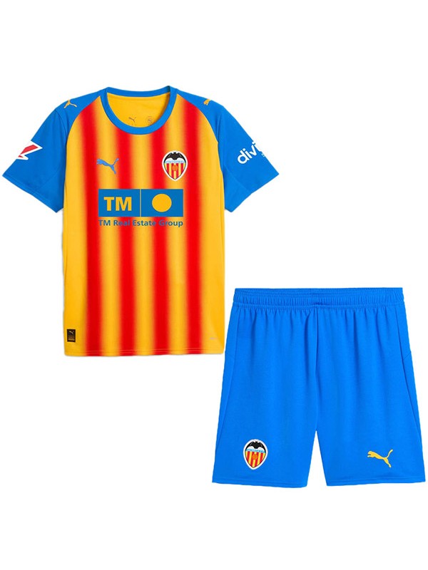 Valencia maillot de football pour enfant troisième maillot mini-maillot uniformes pour jeunes 2025-2026