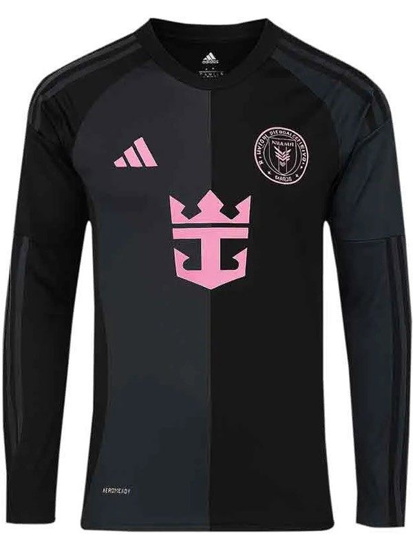 Inter miami loin maillot à manches longues adulte uniforme de football hommes deuxième vêtements de sport kit de football chemise haut 2025-2026