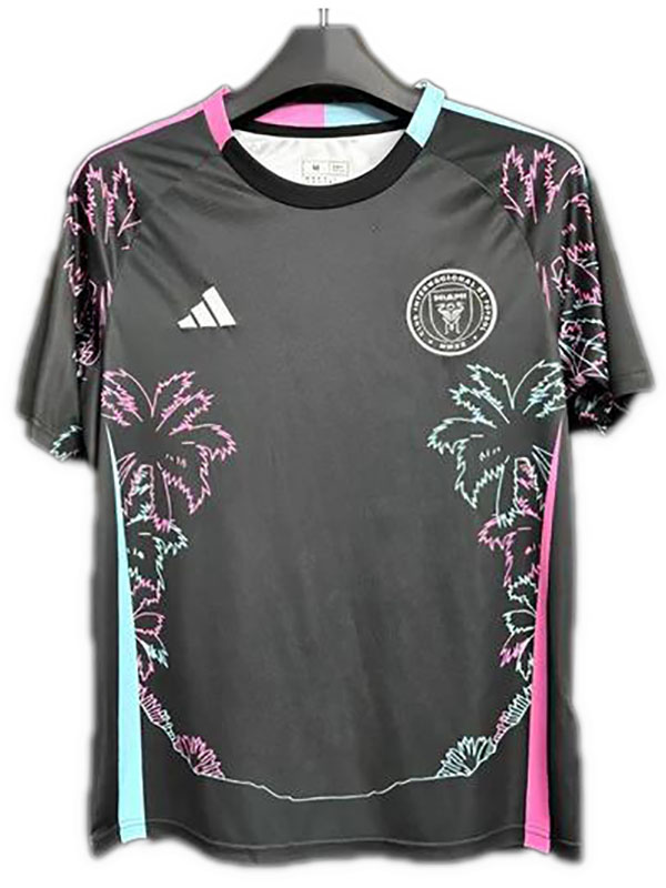 Inter Miami maillot spécial motif cocotier noir uniforme de football adulte kit de football pour hommes haut de gamme maillot 2024-2025