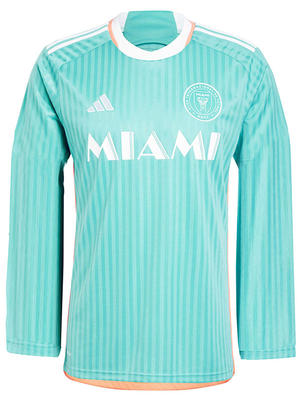 Inter miami maillot de football à manches longues pour hommes uniforme de football premier maillot de sport 2024-2025