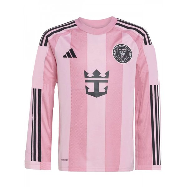 Inter miami maillot de football à manches longues pour hommes uniforme de football premier maillot de sport 2025-2026