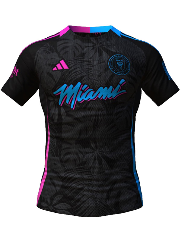 Inter Miami édition spéciale maillot uniforme de football vêtements de sport noirs pour hommes kit de football chemise haute 2024-2025