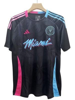 Inter Miami édition spéciale maillot uniforme de football vêtements de sport noirs pour hommes kit de football chemise haute 2024-2025