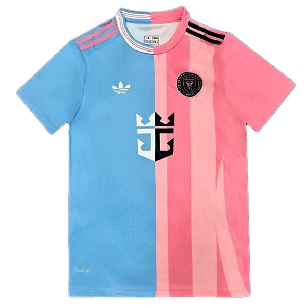 Inter Miami maillot de football spécial pour adulte uniforme de football bleu rose pour homme haut de sport 2025-2026