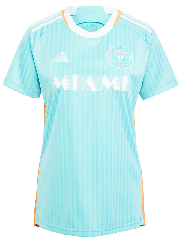 Inter miami troisième maillot féminin 3ème uniforme de football pour femmes vêtements de sport pour dames hauts de football chemise de sport 2024-2025