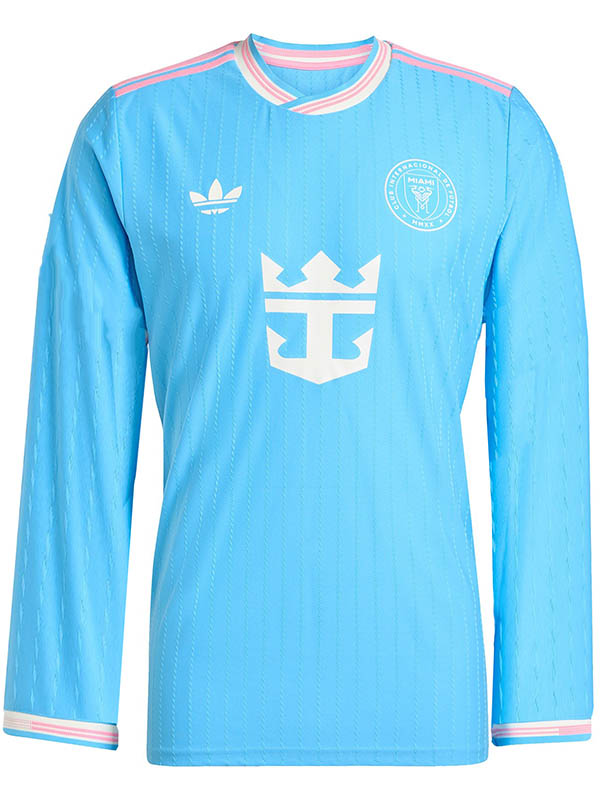 Inter miami troisième maillot à manches longues uniforme de football hommes 3ème vêtements de sport kit de football chemise haut 2025-2026