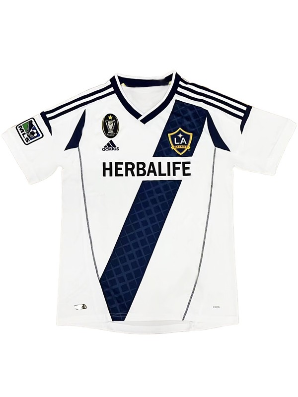 LA Galaxy domicile rétro maillot de football vintage uniforme hommes premier sport football kit haut chemise 2012